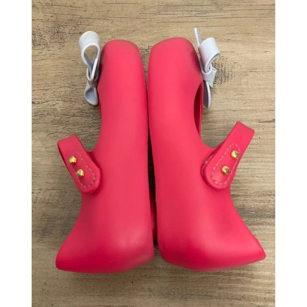 Mini Melissa Ultragirl Mary Jane Jelly Shoes Pink  Toddler sz‎ 7